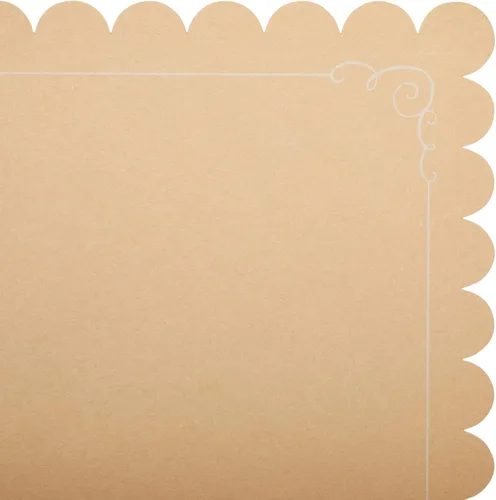 Vista 8 de Juvale Manteles individuales de papel festoneado, prácticos manteles individuales desechables, elegantes ajustes de mesa, cargadores de papel