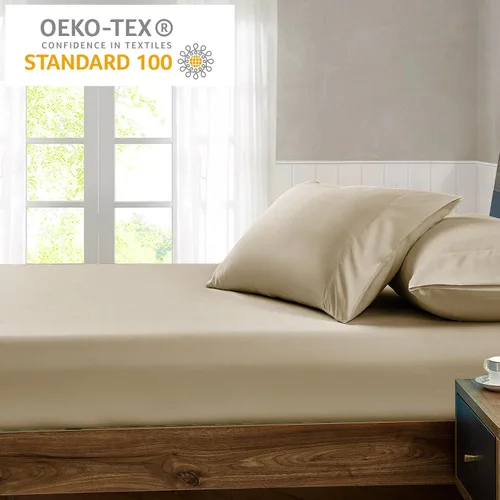 Vista 7 de FreshCulture Sábana Bajera Ajustable Twin XL Solamente Paquete de 2 - Sábana Bajera de Calidad de Hotel Tamaño Twin XL - Ultra Suave y Transpirable