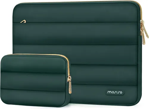 Vista 10 de MOSISO Funda para laptop de 13.3 pulgadas, 13-13.3 pulgadas funda de Marrón