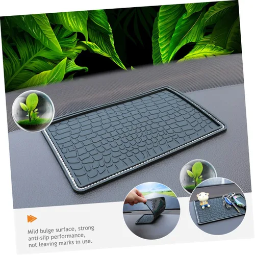 Vista 3 de Didiseaon Cojín único del tablero de instrumentos del coche de los accesorios del coche del cojín del teléfono del PVC para el adorno del tablero