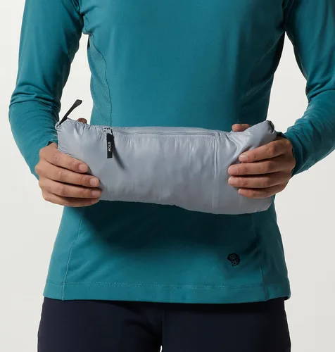 Vista 9 de Mountain Hardwear Sudadera con capucha Ghost Shadow para mujer, para senderismo, escalada y uso diario