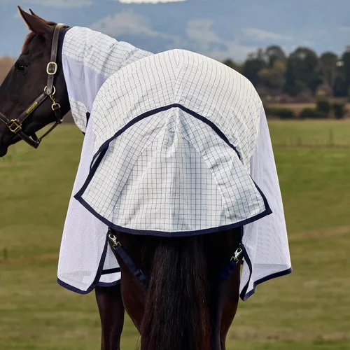 Vista 8 de WeatherBeeta Airstream Detach-A-Neck, Blanco/Azul marino, 75