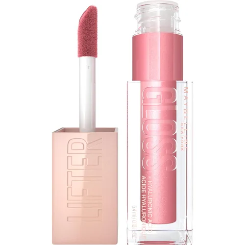 Vista 16 de Maybelline Lifter Gloss, Brillo de Labios Hidratante con Ácido Hialurónico, Alto Brillo para Labios Más Llenos, Perla, Perla Plateada Transparente