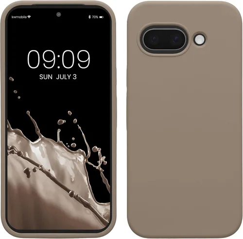 Vista 347 de kwmobile Funda Compatible con Google Pixel 6 Pro - Funda de Teléfono de Silicona TPU con Acabado Suave - Azul Caribe