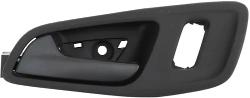 Vista 115 de TRQ Manija de puerta interior delantera izquierda cromada y negra para el lado del conductor compatible con Ford F-150 2012-2014