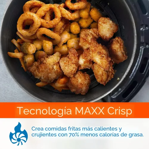 Vista 4 de PowerXL Freidora de aire Maxx de 4 cuartos de galón, edición especial 2022, freír con aire extra caliente, cocinar, crujiente, asar, hornear