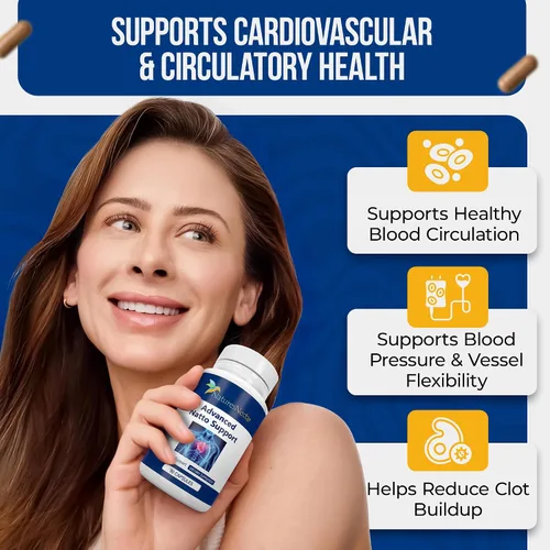 Vista 4 de Nature's Nectar Suplemento orgánico de nattoquinasa de 250 mg - Nattoquinasa de doble fuerza 5000 fu Anticoagulante natural que apoya la salud