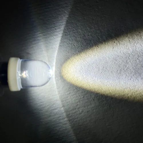 Vista 7 de Mini bombilla LED E10 de 0.2 W, 0.2 W, 3 V, bombillas de base de tornillo en miniatura, indicador LED para circuito de experimento casero