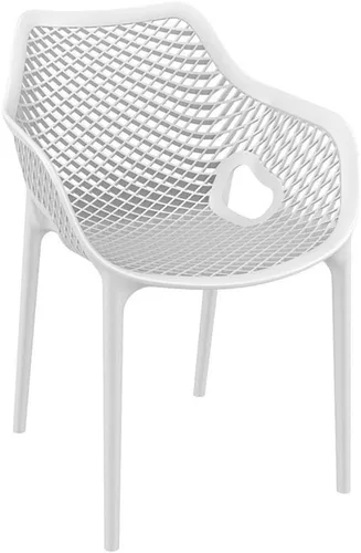 Vista 13 de Compamia Air XL - Silla de comedor para patio al aire libre, color naranja (juego de 2)