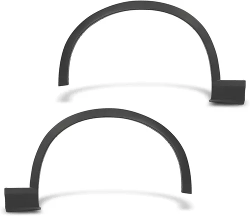 Vista 17 de G-PLUS Molduras de arco de rueda delantera izquierda compatibles con BMW X1 2012 2013 2014 2015, protector de cubierta de rueda delantera