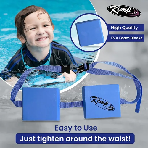Vista 6 de Kemp USA Cinturón flotante Learn 2 para niños