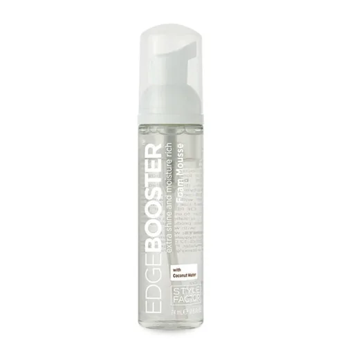 Vista 3 de Edge Booster Style Factor Extra Shine Espuma Rica Humedad Mousse (Verde: Aceite de Menta/Árbol de Té)