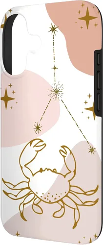 Vista 2 de Cancer Celestial Zodiac Sign Constellation Pastel Aesthetic Case for iPhone 17