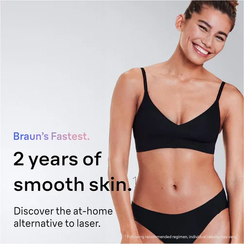 Vista 2 de Braun Smart IPL, el mejor dispositivo de depilación de Vogue, Skin i·Expert Pro 7: depilación láser en casa, reducción permanente y visible