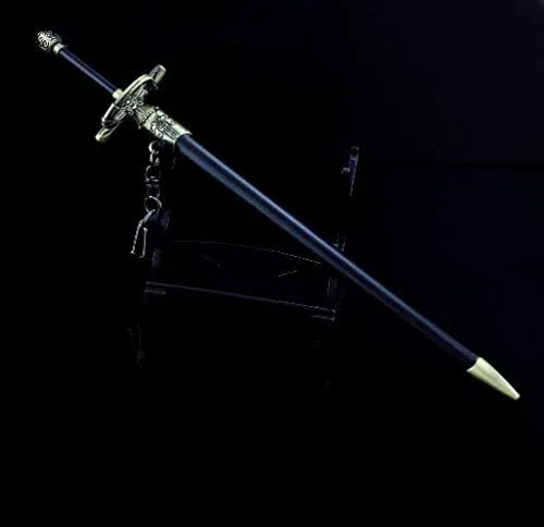 Vista 4 de Juego de Trono 16 Arya Stark Aguja Espada 16 8.3 in 8.27 pulgadas Modelo de Arma de Metal Estante Decoración Arte Figura Arte Colección Juguetes