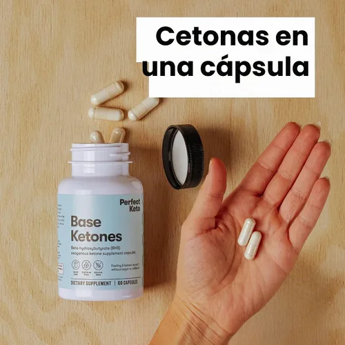 Vista 6 de Perfect Keto - Cápsulas de cetonas exógenas Beta-Hidroxibutirato (goBHB)