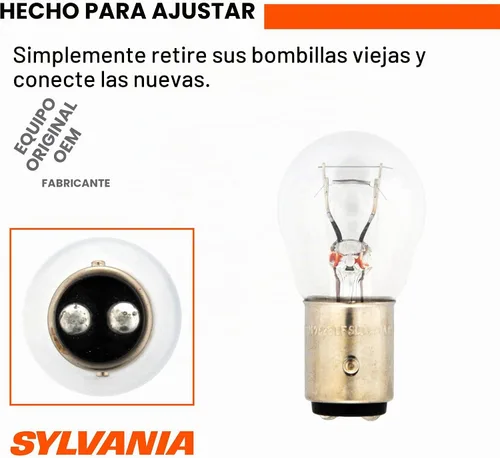 Vista 3 de SYLVANIA 2357 foco en miniatura de larga duración (contiene 2 focos) Bombilla miniatura confiable y de vida prolongada que ofrece una iluminación