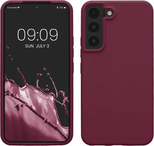 Vista 134 de kwmobile Funda compatible con Samsung Galaxy S9 - Funda de silicona TPU con acabado suave - Blue Reef