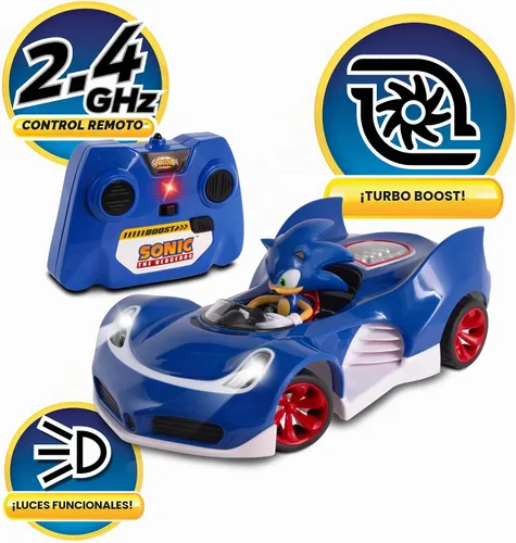 Vista 3 de NKOK RC Sonic SSAS R2 - Coche con luces, azul (614)