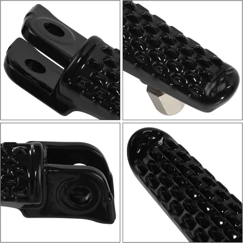 Vista 4 de TCT-MOTORPARTS Reposapiés de pasajero negro para conductor, soporte para reposapiés para CBR1000RR 2004-2016 CBR600RR 2003-2025