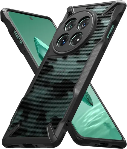 Vista 18 de Ringke Fusion-X [Recortes precisos para lentes de cámara] Compatible con OnePlus 12, parachoques aumentado, parte trasera dura, resistente, funda