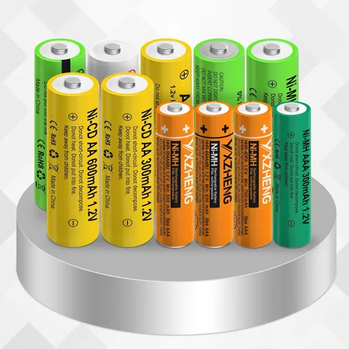 Vista 7 de Luces solares 8pcs AAA 300mAh NI-MH batería 1.2v recargable luces de jardín controladores (8xAAA)