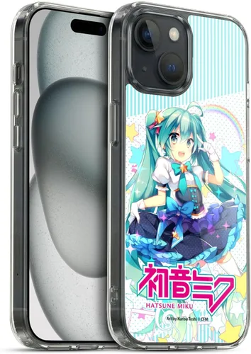 Vista 150 de Head Case Designs Licencia Oficial Hatsune Miku Gráficos Lindos Carcasa de Gel [Protección de Grado Militar] Compatible con Apple iPhone 7