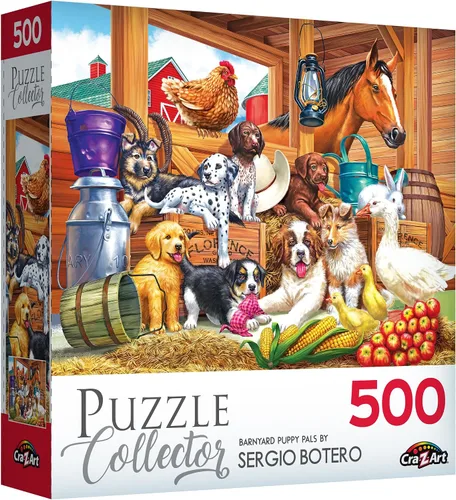 Vista 9 de RoseArt - Puzzle Collector - 22 caballos corriendo - Rompecabezas de 500 piezas para adultos