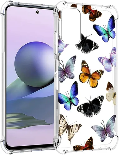 Vista 3 de Funda de teléfono para Redmi Note 10 5G/Poco M3 Pro/Redmi Note 10T 5G M2103K19G Funda para niñas y mujeres, funda protectora transparente de TPU