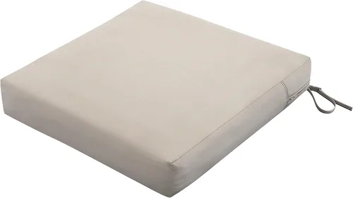 Vista 19 de Classic Accessories Ravenna - Cojín rectangular para asiento de patio, Gris topo oscuro