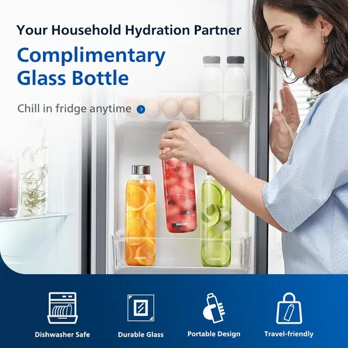 Vista 6 de PHILIPS Encimera de filtro de agua de ósmosis inversa, dispensador compacto de 5 etapas con sistema de filtración de agua RO con tecnología