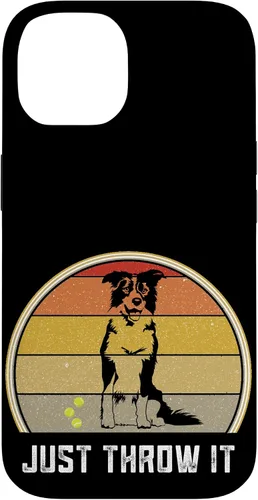 Vista 4 de iPhone 16 Just Throw It Border Collie Women Men Herding Dog Ball Fetch Case