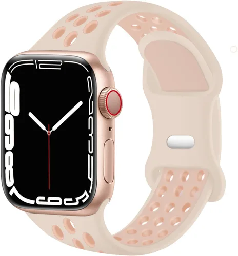 Vista 8 de Correas deportivas compatibles con correas de Apple Watch de 1.496 in 1.575 in 1.614 in 1.654 in 1.732 in 1.772 in 1.811 in 1.929 in, correa