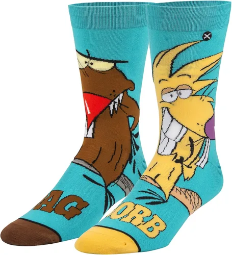 Vista 18 de Odd Sox - Calcetines divertidos y divertidos de Nickelodeon Aaahh monstruos reales