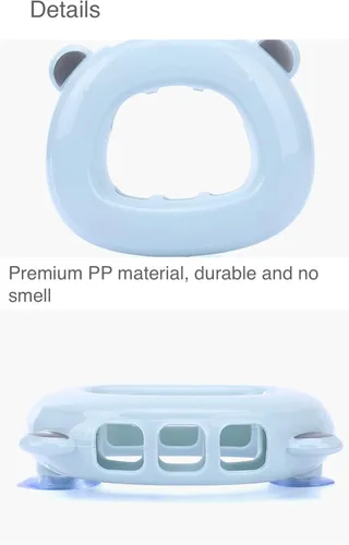 Vista 4 de Portacepillos de dientes Kawaii con cara de oso montado en la pared para baños, niños, adolescentes, niñas, dormitorio, colgante, ventosa, soporte