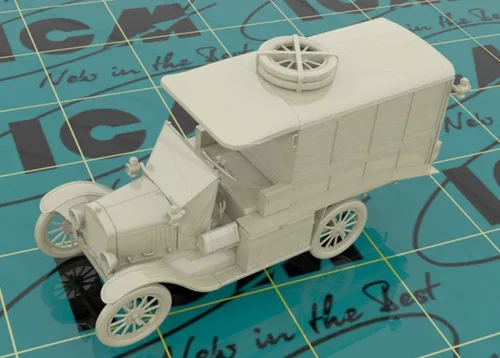 Vista 2 de ICM ICM35665 1:35-Modelo T 1917 Ambulancia, WWI AAFS Car