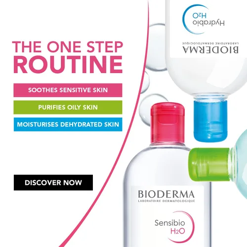 Vista 6 de Bioderma - Agua micelar Hydrabio H2O - Limpiador facial y desmaquillante - Agua limpiadora micelar para pieles sensibles deshidratadas