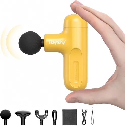 Vista 7 de HEYCHY Soporte para pistola de masaje para la espalda, compatible con la mayoría de pistolas de masaje súper mini, para áreas de difícil acceso