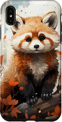 Vista 11 de Cute Red Panda, Red Panda Lover Case for iPhone 17