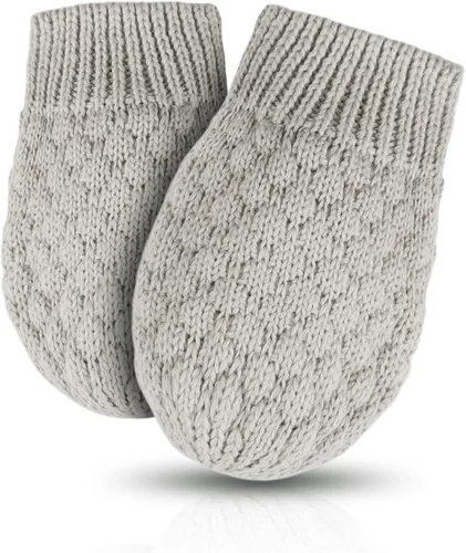 Vista 54 de Guantes de punto para bebés, niños y niñas, guantes de invierno para recién nacidos, guantes de 0 a 3 años