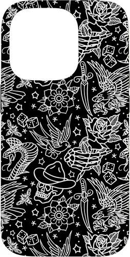 Vista 17 de Funda de arte de tatuaje tradicional americano para iPhone 17