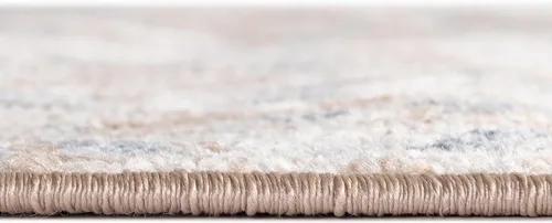 Vista 6 de Unique Loom Oxford Collection - Alfombra Sheldonian (5 x 8 pies, ovalada, beige y azul marino)