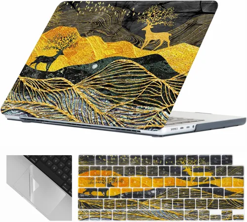 Vista 34 de Se7enline Funda rígida compatible con MacBook Pro de 13 pulgadas para Mac Pro de 13 pulgadas con/sin Touch Bar A1706/A1708/A1989/A2159 2016-2023