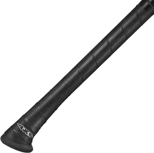 Vista 4 de Axe Murciélago de madera compuesta de arce juvenil de 29 pulgadas, negro con cinta de agarre, extremo ahuecado