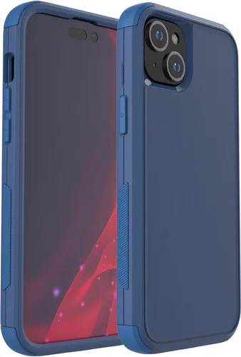 Vista 10 de X-belmox Funda protectora para iPhone 15 Plus, 3 capas, resistente a prueba de golpes, protección contra caídas, grado MiIitary para iPhone 14 Plus
