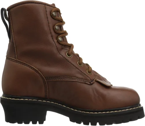 Vista 6 de Georgia arranque trabajo Boys 5" impermeable Logger Piel café gb00019
