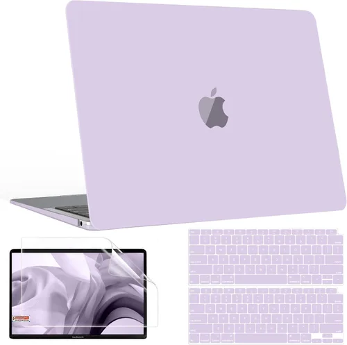 Vista 13 de B BELK - Funda para MacBook Air de 13,3 pulgadas, modelo A2337, A2179, A1932, color rosa brillante MacBook Air Case 2021 2020 2019 2018 M1 Chip