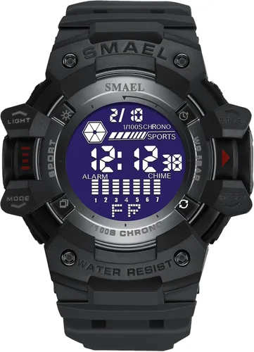 Vista 9 de 8050 Digital Watch for Men Modern Style and Multifunctional Features Wirst Watch for Men's Fashion and Functionality