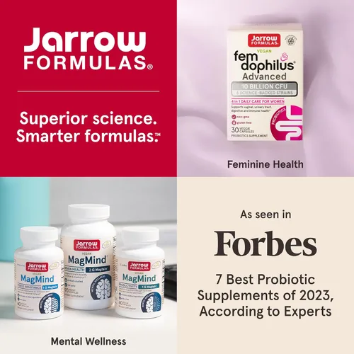 Vista 11 de Jarrow Formulas Fem-dophilus, Mil Millones de Organismos por cápsula, apoya la salud vaginal y del tracto urinario, 30 cápsulas, FEMS, individual