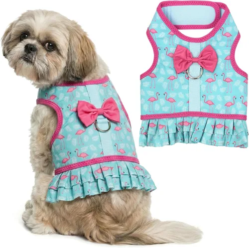 Vista 47 de Arnés para perro Parisian Pet - Arnés de libertad ajustable - Chaleco para perro de camuflaje verde - Arnés para perro de 100% tela de malla